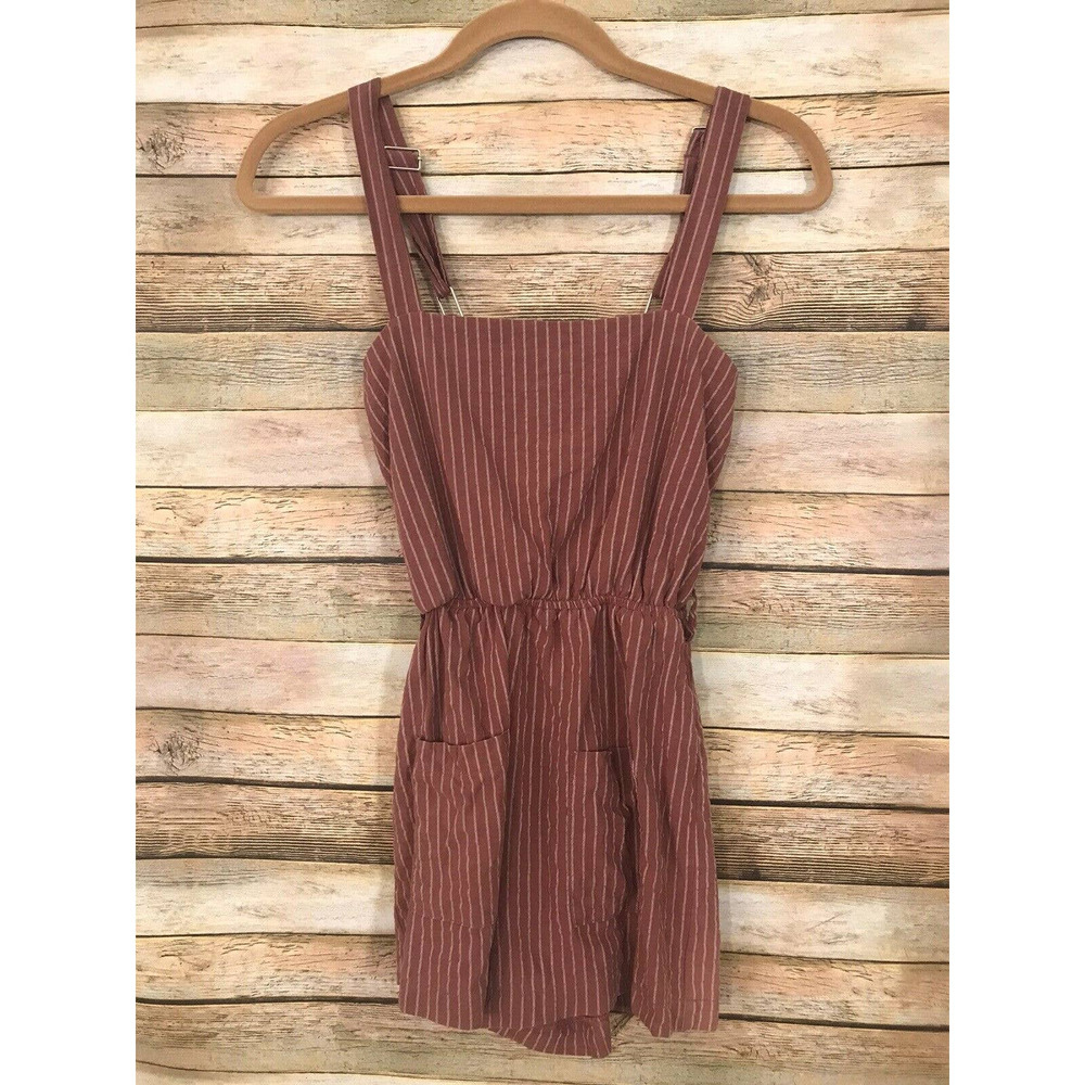 Purple Snow Sz Small Stripes Cotton Lined Romper